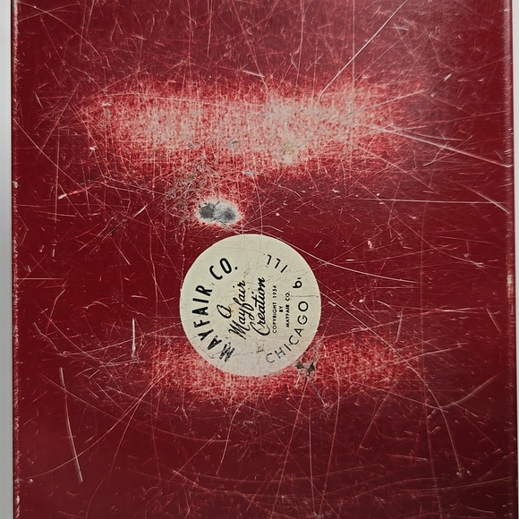 Vintage Tin 1954 Names and Addresses Mayfair Co. Chicago Storage Organizer - Picture 16 of 16